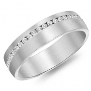 Gents Diamond Wedding Band #7045