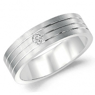 Gents Diamond Wedding Band #7106