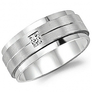Gents Diamond Wedding Band #9102