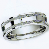 Gent Wedding Band #D025
