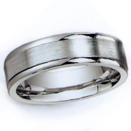Gent Wedding Band #D076