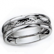 Gents Wedding Band #D104